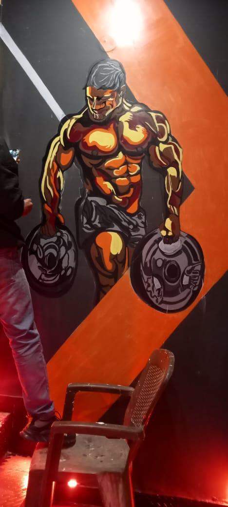 Institutional Boundary Wall Art - SVR Advertising Wall Painting & Murals